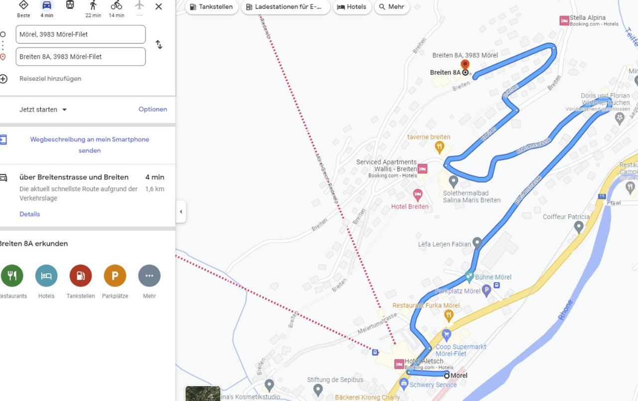 شقة Retreat Solohike Mörel المظهر الخارجي الصورة